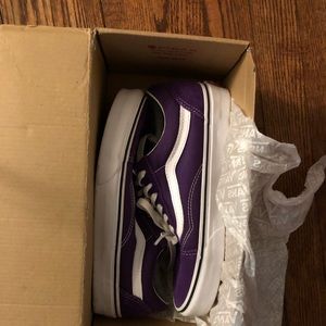 Purple Old Skool Vans